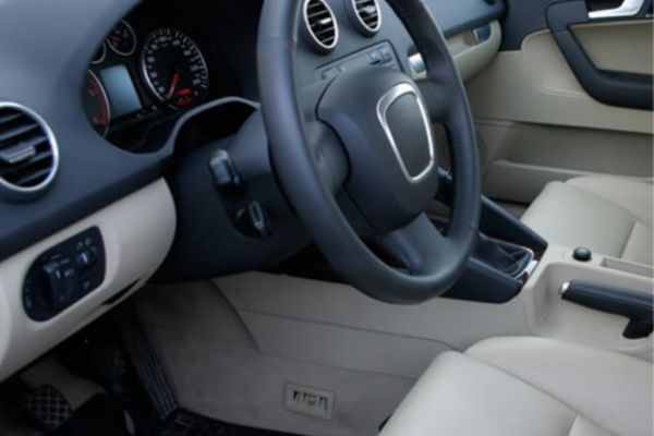 luxury interior in car