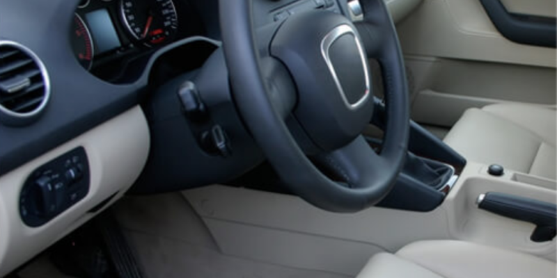 luxury interior in car
