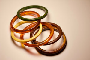 bracelets of various colors