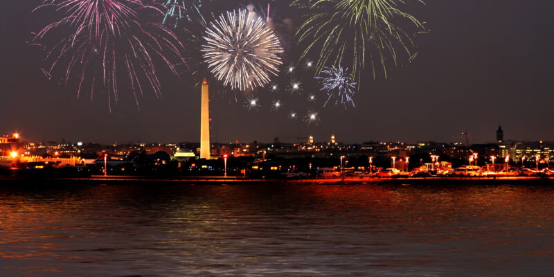 fuegos artificiales del día de la independencia en washington dc