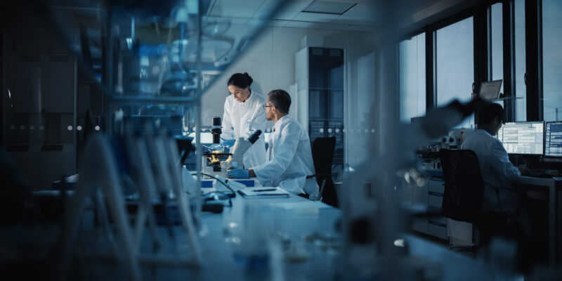 Scientist working in Research Laboratory