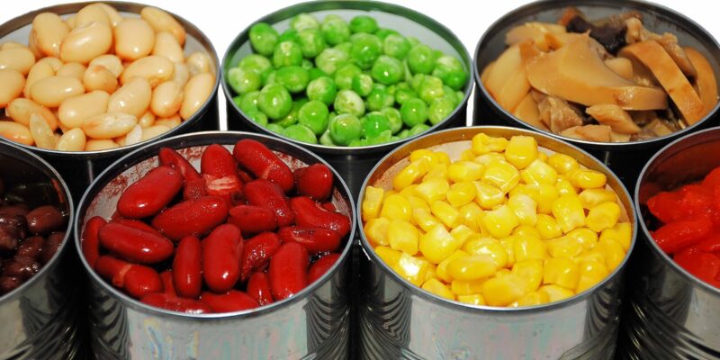 canned vegetables