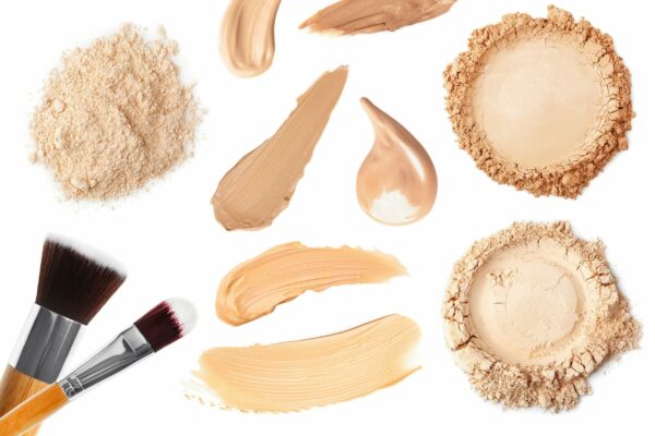 muestras de maquillaje y cosméticos